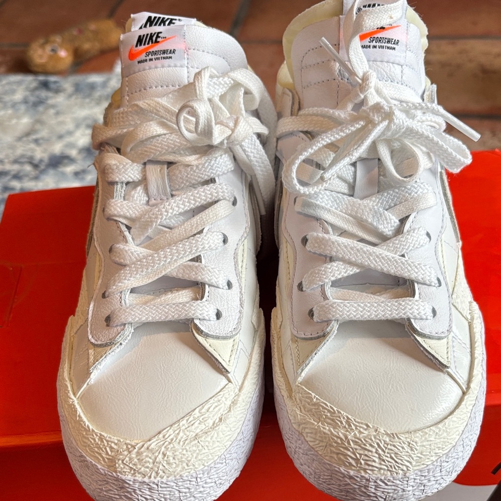 Nike White High-Top Athletic Shoes
